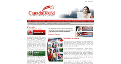 Desktop Screenshot of canadabound.com.mx